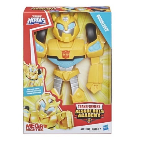 NEW Playskool Heroes Transformers Rescue Bots Bumblebee Mega Mighties Figure NIB - Picture 1 of 7
